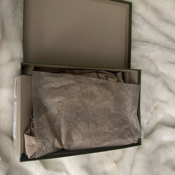 Gucci Platform Sandal  
NEW DENIM GG DELAVE/GR.GR.PR
LIGHT BLUE/AVION - Picture 6 of 9